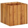 Garden Raised Bed 19.6"x19.6"x19.6" Solid Acacia Wood - Brown