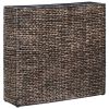 Garden Raised Bed with 4 Pots Water Hyacinth Brown - Brown
