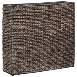 Garden Raised Bed with 4 Pots Water Hyacinth Brown - Brown