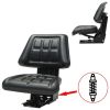 Tractor Seat with Suspension Black - Black