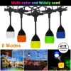 41FT LED Outdoor Fairy String Light Hanging Bulb Waterproof Garden Decor Plug in - New