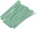Pack of 2000 Green Paper Twist Ties 4' Long and 3/16' Green Stripes Twist Ties for Plastic Trash Bread Bags Paper Coated Ties Multi Function Strong Wi