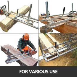 VEVOR Chainsaw Mill Planking Milling 24 36 48 Inch Guide Bar Wood - 12 inches 14 - 36 Inch