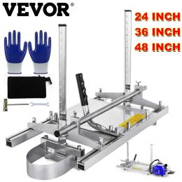 VEVOR Chainsaw Mill Planking Milling 24 36 48 Inch Guide Bar Wood - 10 inches 14 - 24 Inch