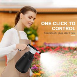 (Do Not Sell on Amazon) 0.5 Gallon Electric Plant Mister Spray Bottle, Battery Rechargeable Automatic Watering Can for Indoor Outdoor Plant, 2200mAh B