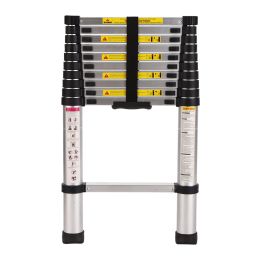10.5 Ft Multi Purpose Aluminum Ladder Extend Telescopic Garden Tool Portable - PICTURE
