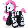 5.5 Feet Halloween Inflatables Skeleton Unicorn with Built-in LED Lights - as show