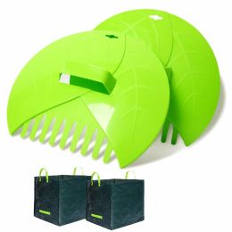 Gardtech Leaf Scoops Hand Rakes, Large Durable Ergonomic Leaf Scoops for Picking up Leaves, Fast & Easy Leaf and Lawn Grass Removal, Grass Clippings a