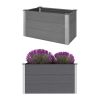 Garden Raised Bed WPC 39.4"x19.7"x21.3" Gray - Grey