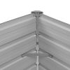 Garden Raised Bed Anthracite 39.4"x15.7"x30.3" Galvanized Steel - Anthracite