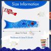 1pc, Carp Streamer, Digital Printing Carp Streamer, DIY Festival Carp, Spring Decor, Outdoor Decor, Garden Decoration - red