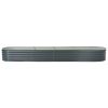 Garden Raised Bed 157.5"x31.5"x17.3" Galvanized Steel Gray - Grey