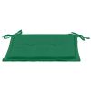 Garden Chair Cushions 2 pcs Green 19.7"x19.7"x1.2" - Green