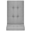 Garden Chair Cushions 4 pcs Gray 47.2"x19.7"x2" - Grey