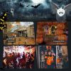 Happy Halloween Inflatable Spoof Ghost Yard Decoration With LED Lights - Grey - 8.2 FT