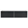 Garden Raised Bed Anthracite 126"x31.5"x30.3" Galvanized Steel - Anthracite