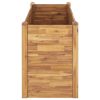 Garden Raised Bed 63"x23.6"x33.1" Solid Acacia Wood - Brown