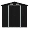 Garden Storage Shed Anthracite Steel 80.3"x52"x73.2" - Anthracite