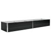 Garden Raised Bed Anthracite 126"x31.5"x17.7" Galvanized Steel - Anthracite
