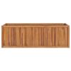 Garden Raised Bed 59.1"x19.7"x19.7" Solid Teak Wood - Brown