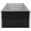 Garden Raised Bed Anthracite 126"x31.5"x17.7" Galvanized Steel - Anthracite