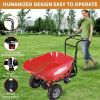 RedRock Wheelbarrow Utility Cart Electric Powered Cart 48V28Ah; 500W ; Capacity 500lbs (230kg) ; Material Debris Hauler ; 1000lbs Towing - as Pic