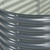 Garden Raised Bed 157.5"x31.5"x31.9" Galvanized Steel Gray - Grey