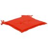 Garden Chair Cushions 2 pcs Red 19.7"x19.7"x1.2" - Red