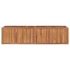 Garden Raised Bed 78.7"x19.7"x19.7" Solid Teak Wood - Brown