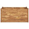Garden Raised Bed 63"x23.6"x33.1" Solid Acacia Wood - Brown