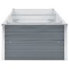 Garden Raised Bed Galvanized Steel 94.5"x31.5"x17.7" Gray - Grey