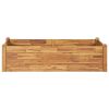 Garden Raised Bed 63"x23.6"x17.3" Solid Acacia Wood - Brown