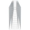 Gabion Raised Bed Galvanized Steel 212.6"x19.7"x39.4" - Silver