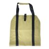 Firewood Oxford Fabric Carrying Bag Heavy Duty Log Carrier Fire Wood Holder Bag with Hook and Loop Closure- Log Tote for Fireplace and Outdoors - Khak