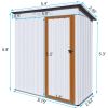 Outdoor storage sheds 5ftx3ft - White