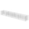 Gabion Raised Bed Galvanized Steel 141.7"x19.7"x19.7" - Silver