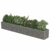 Gabion Raised Bed Galvanized Steel 141.7"x19.7"x19.7" - Silver