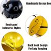 4pcs; Metal Wall Art; Metal Bumble Bee Wall Decor; 3D Iron Bee Art Sculpture Hanging Wall Decorations For Outdoor Home Garden - Metallic Bumble Bee Wa