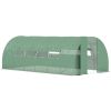 19'x9.6'x6.5' Large Walk-in Tunnel Greenhouse Garden Planting Hot House;  Green - Green
