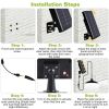 Solar Shed Lights Dimmable Timing Dusk To Dawn Sensor Hanging Lamp IP65 Waterproof Remote Control Pendant Light For Garden Patio  - Single Head - Whit