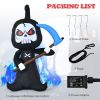 6 Feet Halloween Inflatable Decorations with Built-in LED Lights - as show