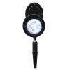 2pcs Solar Landscape Spotlight LED Lighting Plastic for Outdoor Garden Yard Porch Pool RT - Black