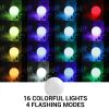 Underwater RGB LED Floating Ball Lamp Drift Light Garden Swimming Pool Decor 8cm  Floating Pool Lights   YJ - picture
