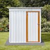 Metal garden sheds 5ftx4ft outdoor storage sheds - as picture