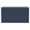 Wall-mounted Garden Shed Anthracite 46.5"x113.4"x70.1" Steel - Anthracite