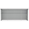 Wall-mounted Garden Shed Anthracite 46.5"x150.4"x70.1" Steel - Anthracite