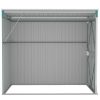 Wall-mounted Garden Shed Green 46.5"x76.4"x70.1" Galvanized Steel - Green
