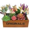 Garden Decorations Fairy Garden Accessories Miniature Fairy Statue - color 3