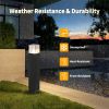 Inowel Landscape Path Lights with E26 Bulb Base(Bulb not Included) Modern Pathway Light Driveway Lights Wired 12226 - Black - 31.5in