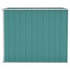 Wall-mounted Garden Shed Green 46.5"x76.4"x70.1" Galvanized Steel - Green